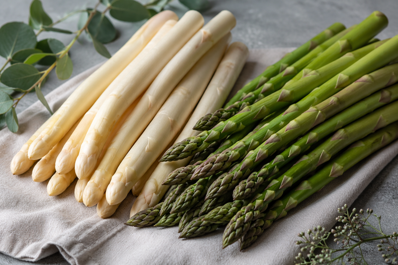 Spargel würzen – So bringst du das Beste aus grünem und weißem Spargel heraus