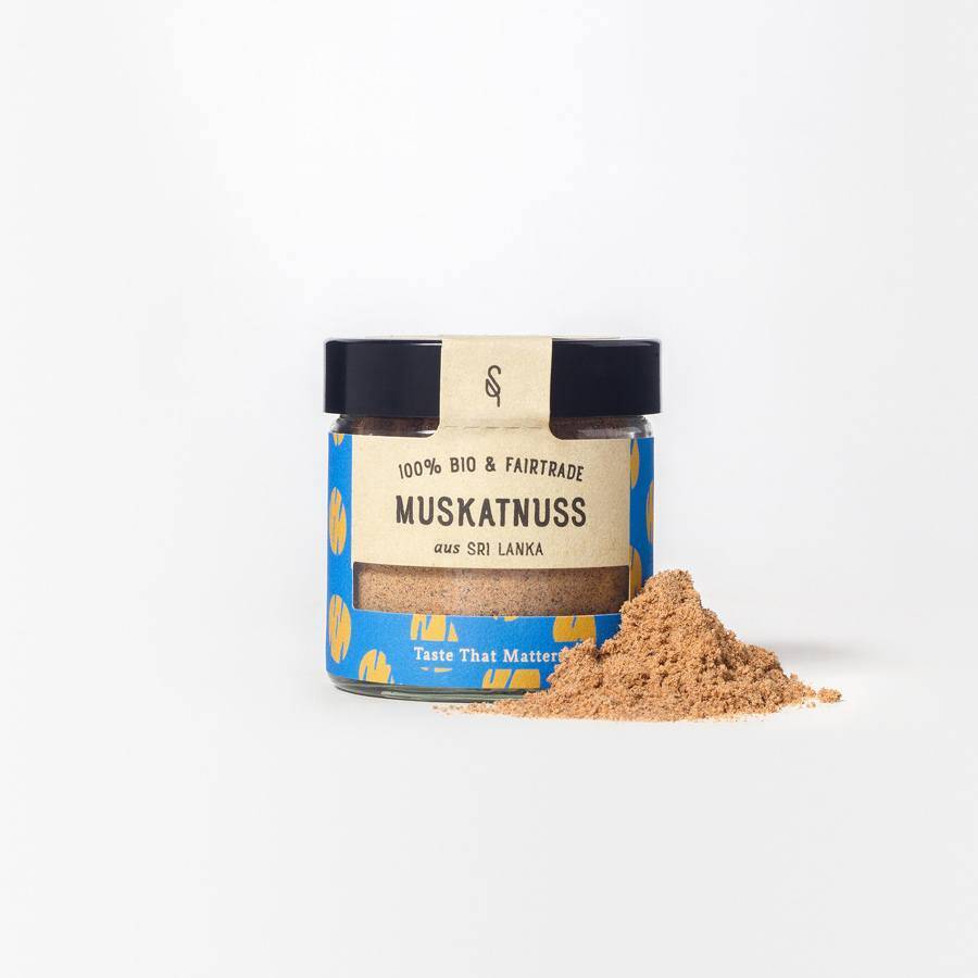 Muskatnuss gemahlen