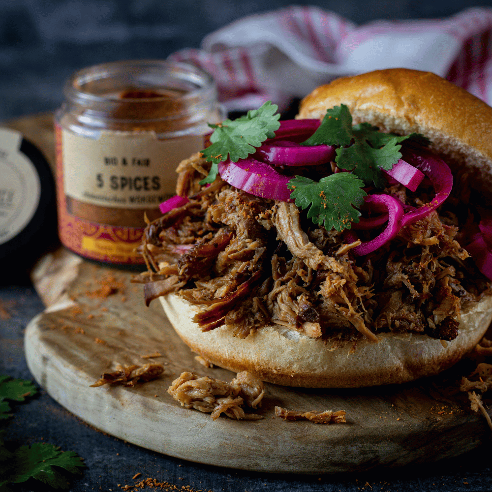 Pulled Pork 5 Spices Burger