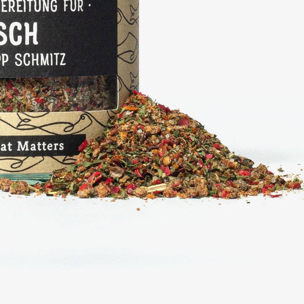 Fisch Gewürz Nahaufnahme