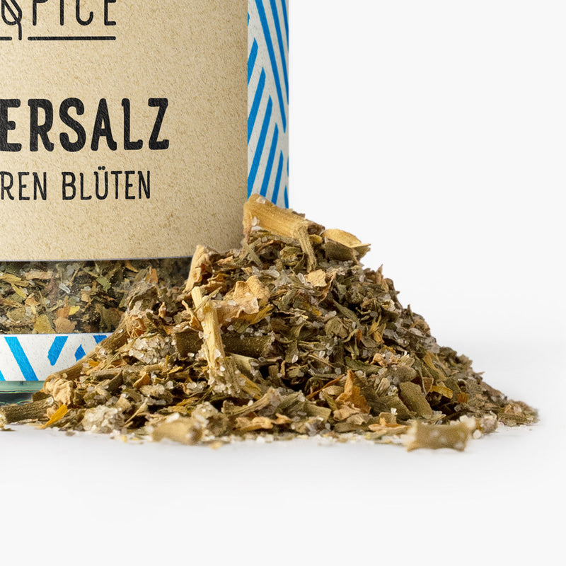 Kräutersalz mit essbaren Blüten