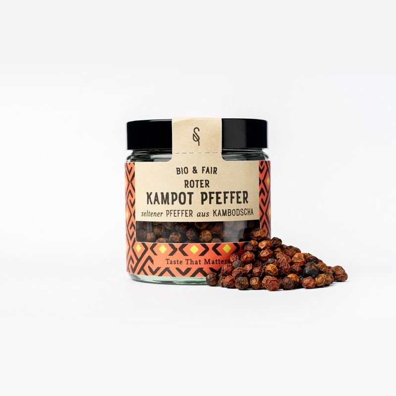 Roter Kampot Pfeffer (ganz)