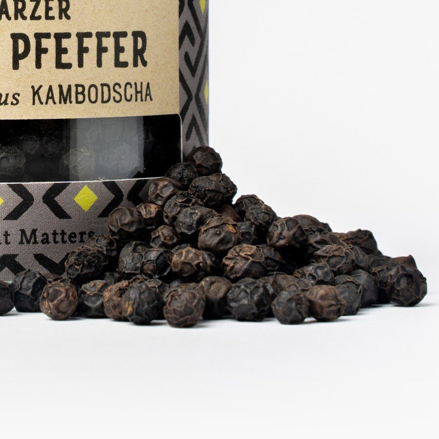Schwarzer Kampot Pfeffer